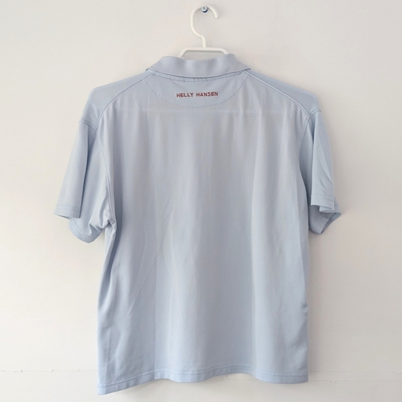 Helly Hansen Women's Light Golf / Tennis Blue Polo Shirt - Size Large - Picture 5 of 8